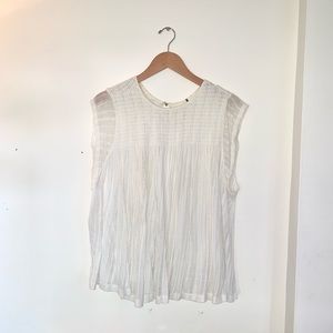 Anthropologie Akemi + Kin White Top Medium